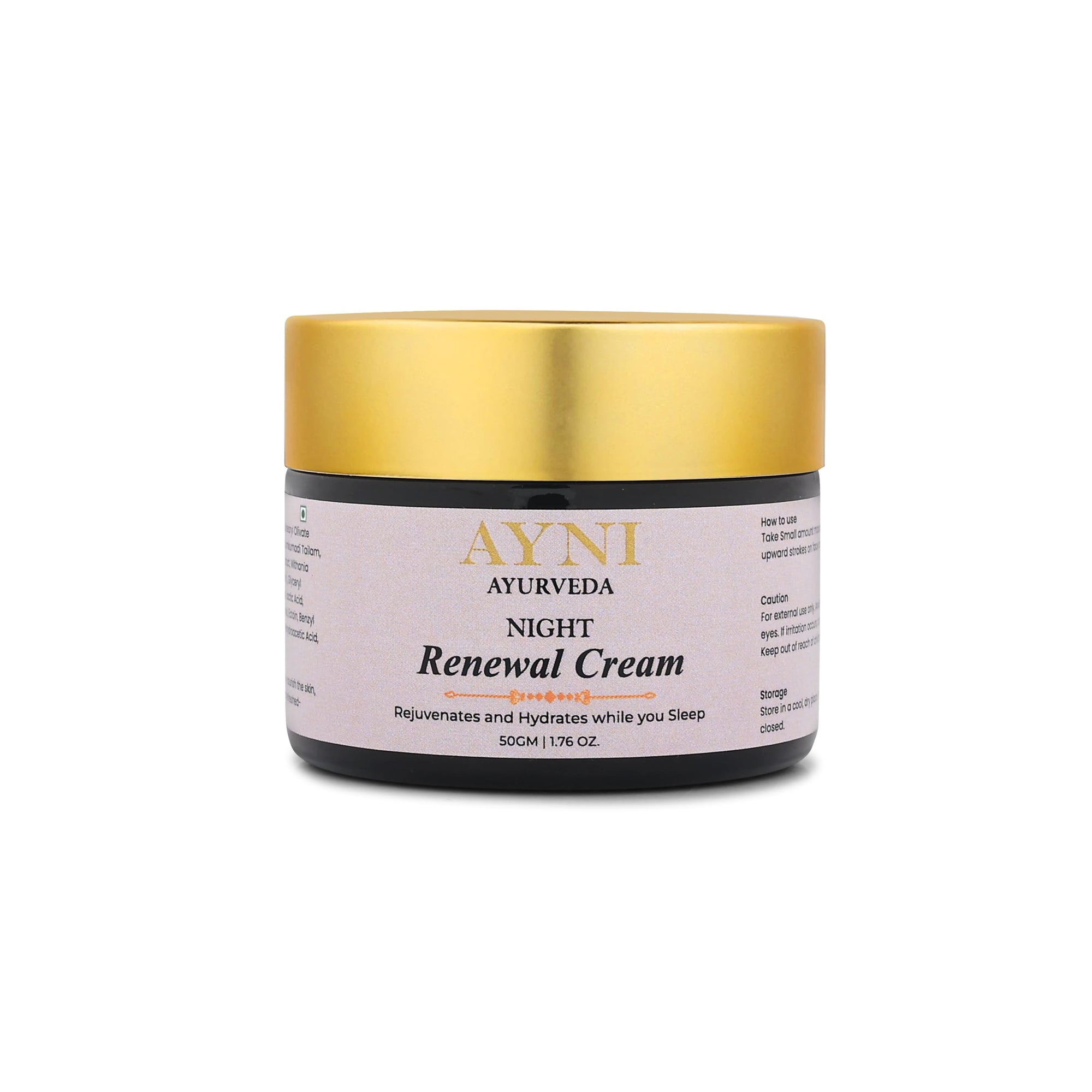 Night Renewal Cream - Ayurvedic Overnight Moisturizer