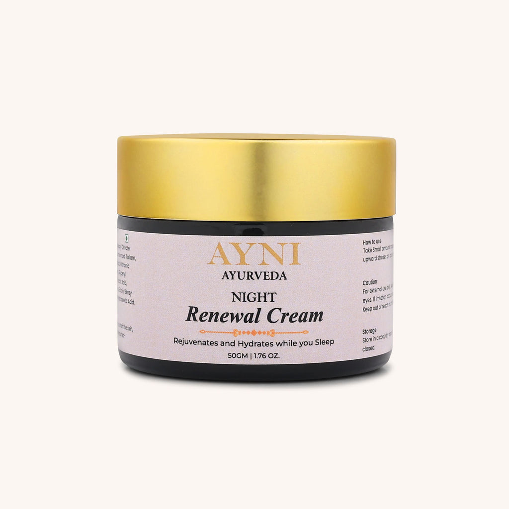 Night Renewal Cream - Ayurvedic Overnight Moisturizer