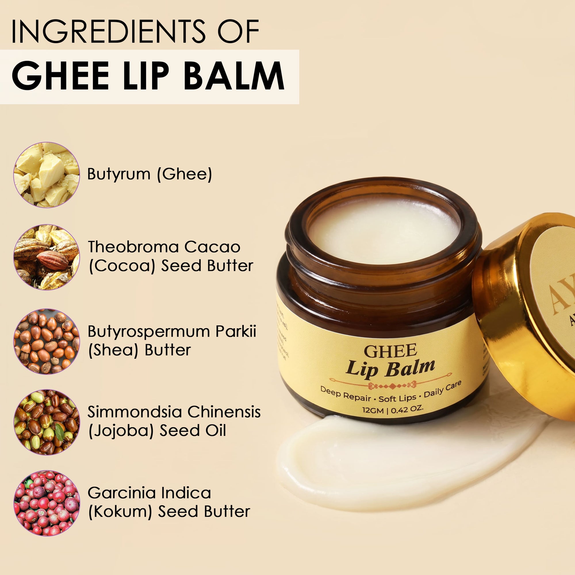 Pure Ghee Lip Balm
