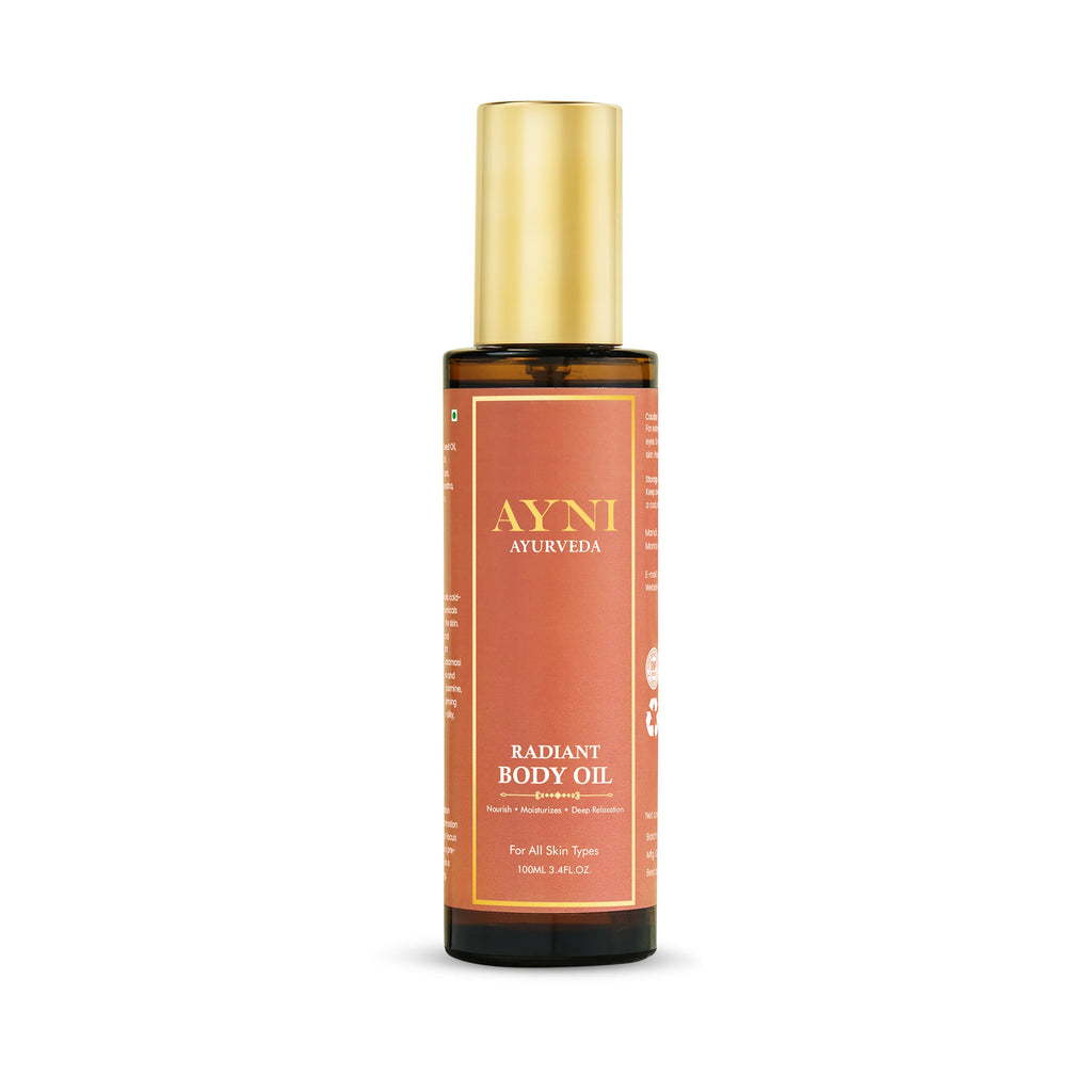 Radiant body oil