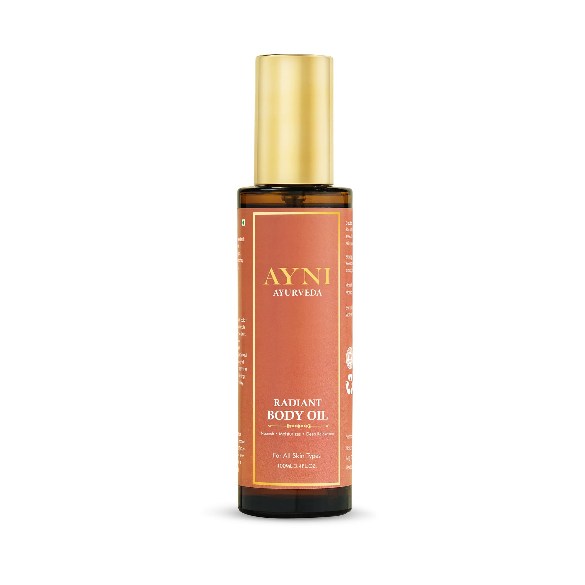 Radiant body oil