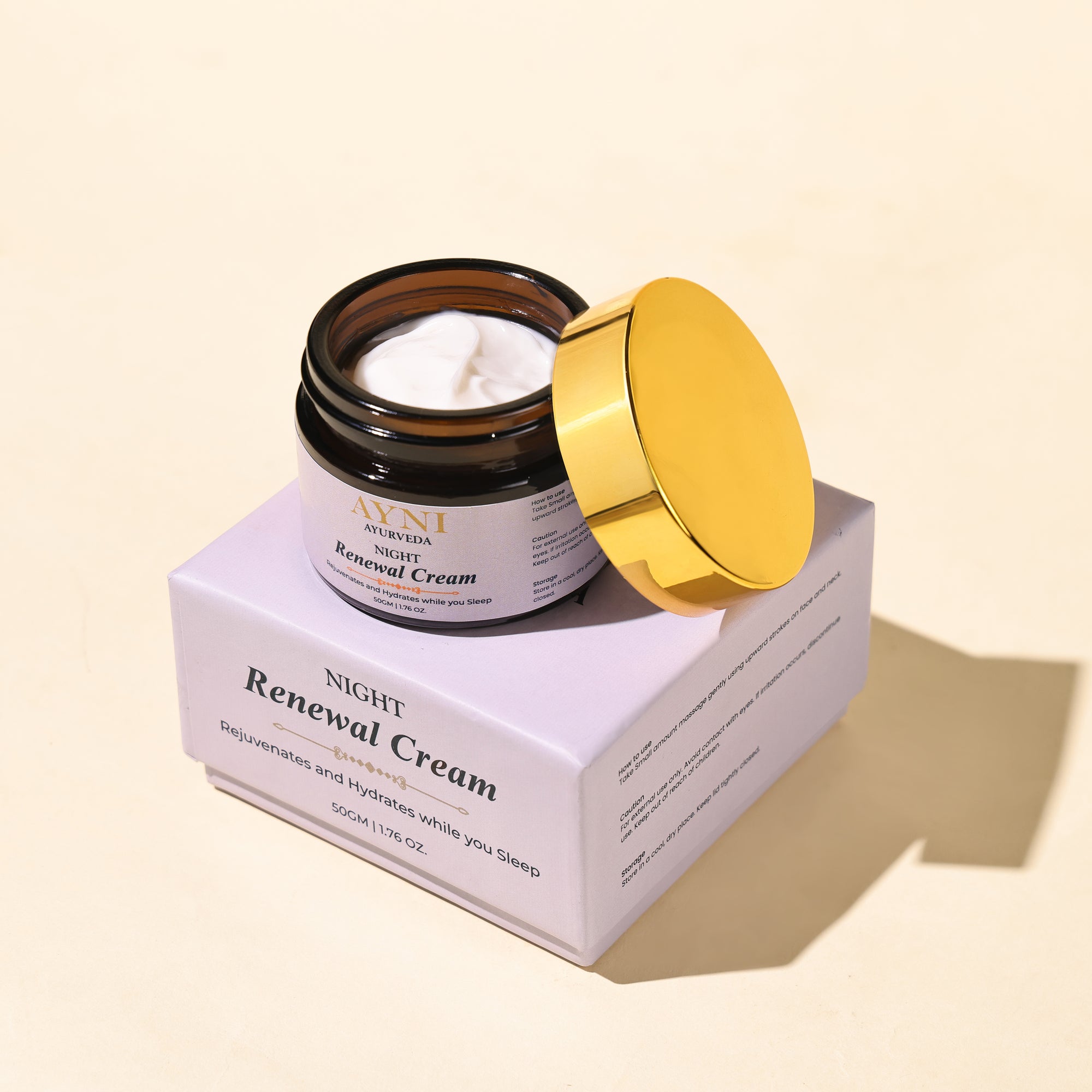 Night Renewal Cream - Ayurvedic Overnight Moisturizer
