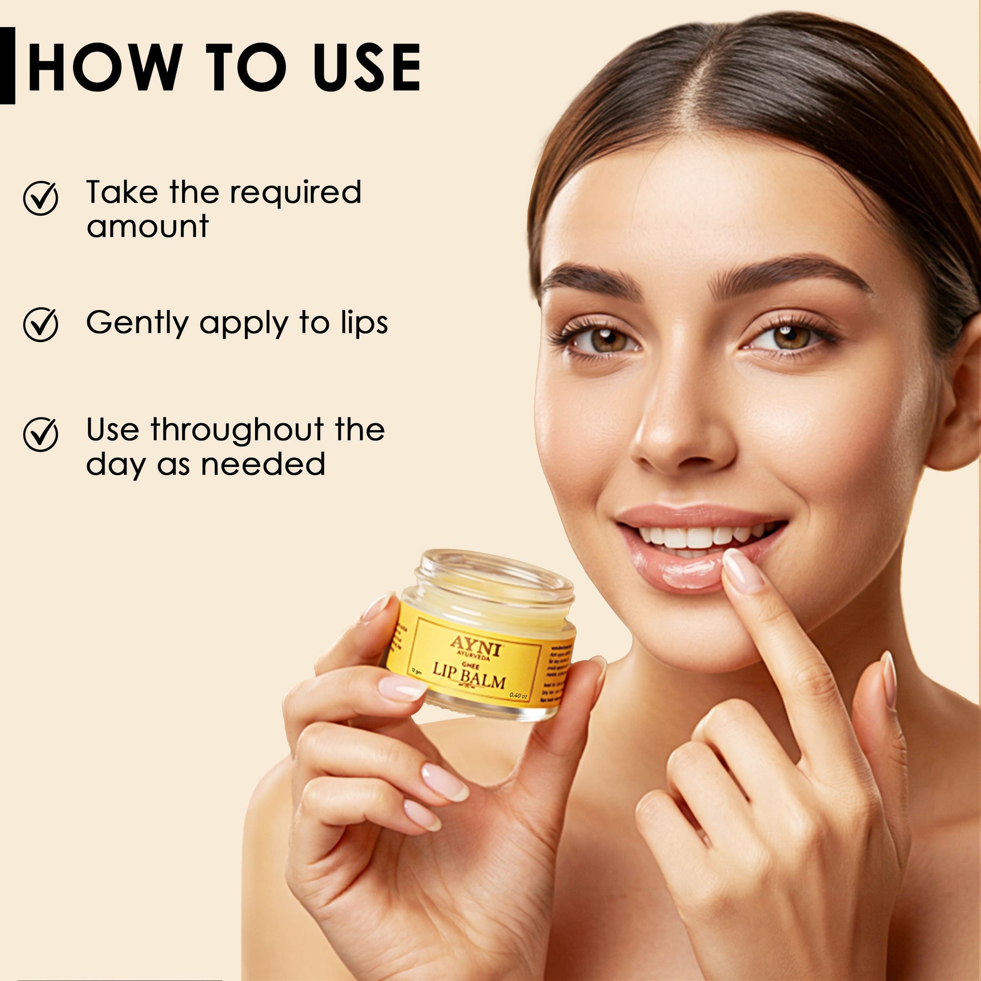 Pure ghee lip balm