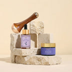 Ayni Ayurveda Sculpt and Lift Ritual with Kansa Wand, Saffron Glow Elixir and Ayni barrier repair cream