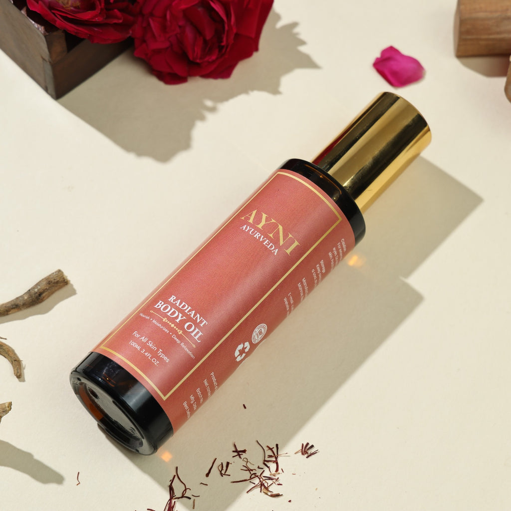 Radiant body oil