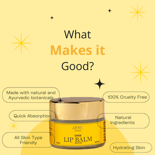 Pure ghee lip balm